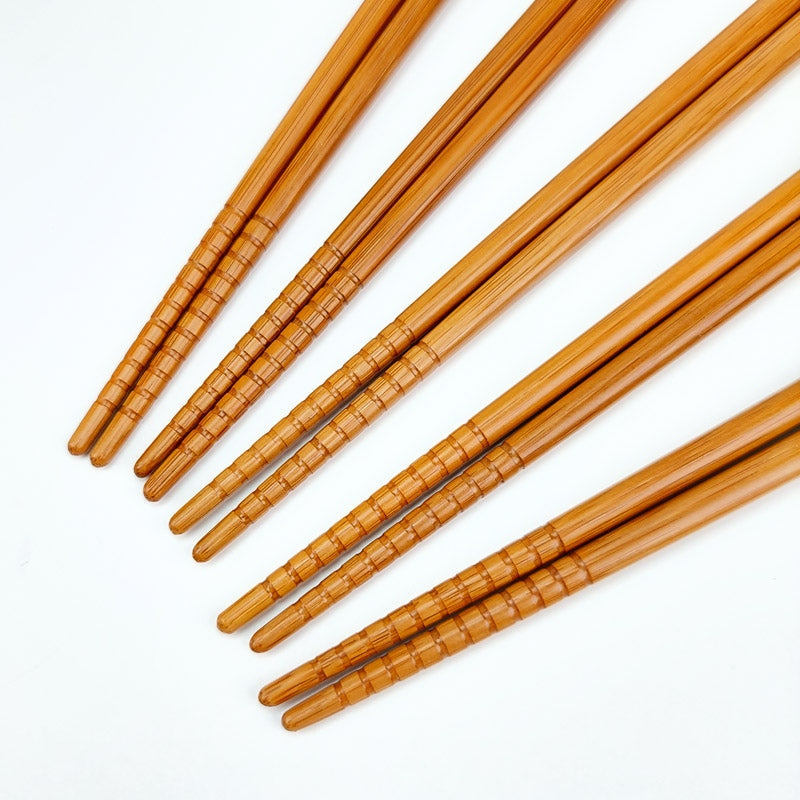 Juego de 5 pares de palillos de bambú