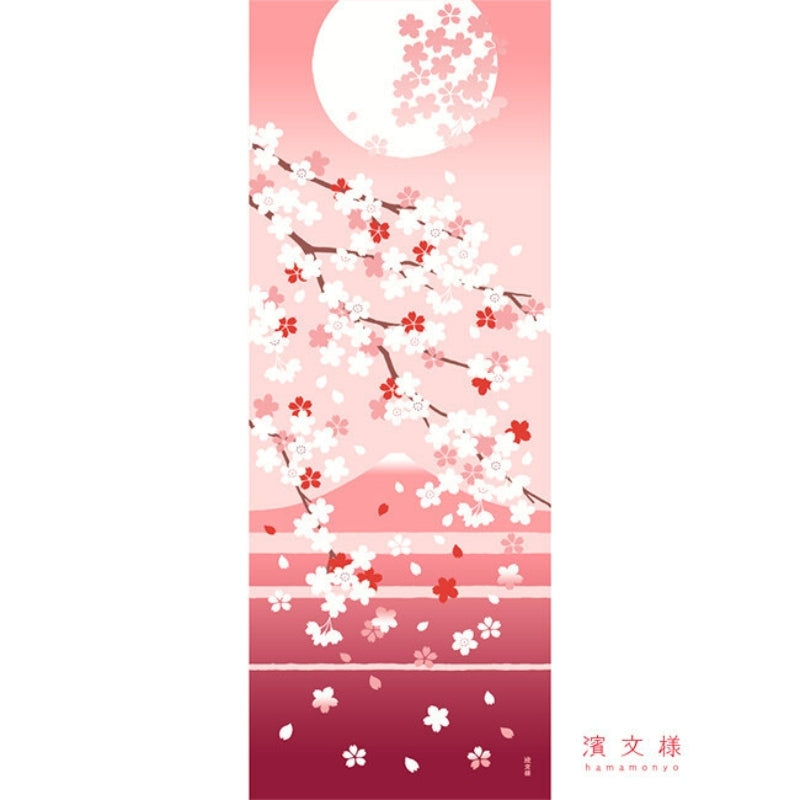 Cerezo rosa japonés Tenugui